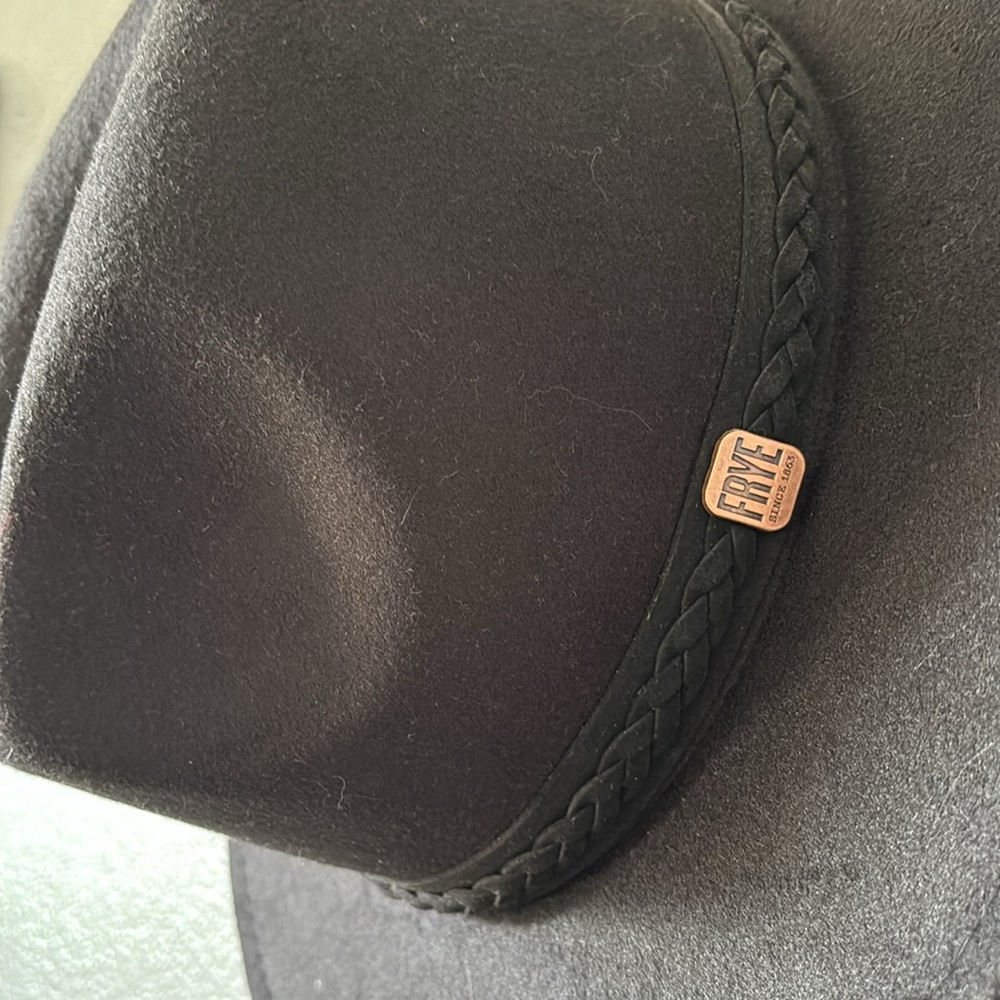 Frye Polyester Black Hat #524 - image 2